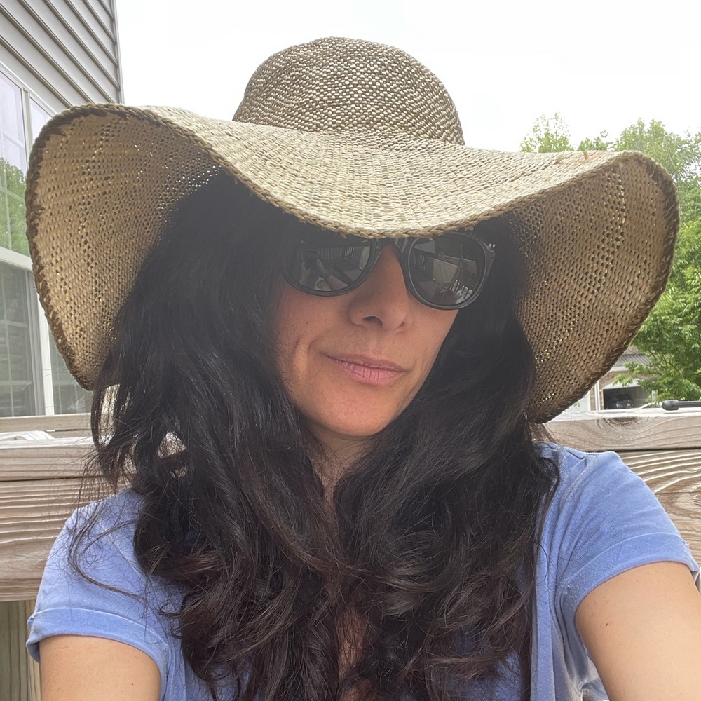 Echo Straw Floppy Beach Hat